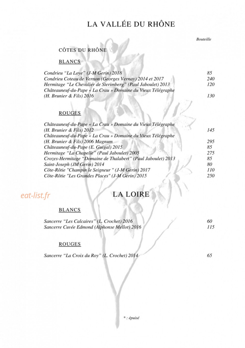 L'Arbousier — carte page 22