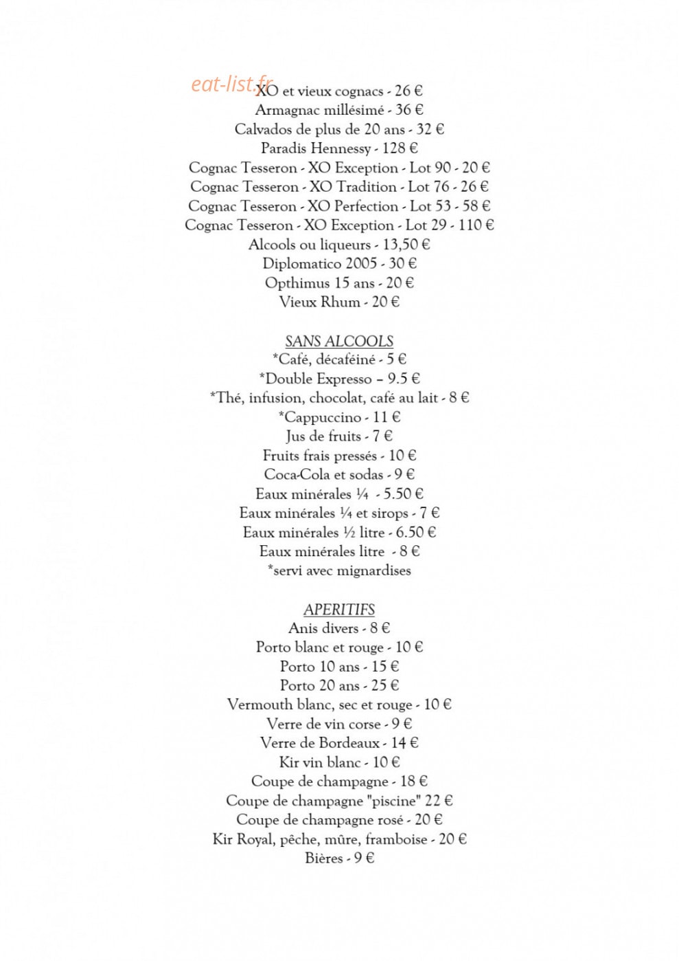 L'Arbousier — carte page 24