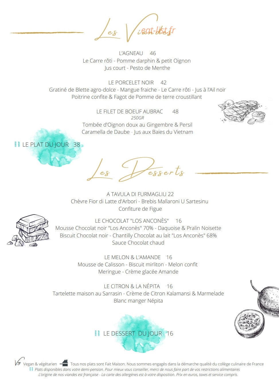 La Carte Postale — carte page 3