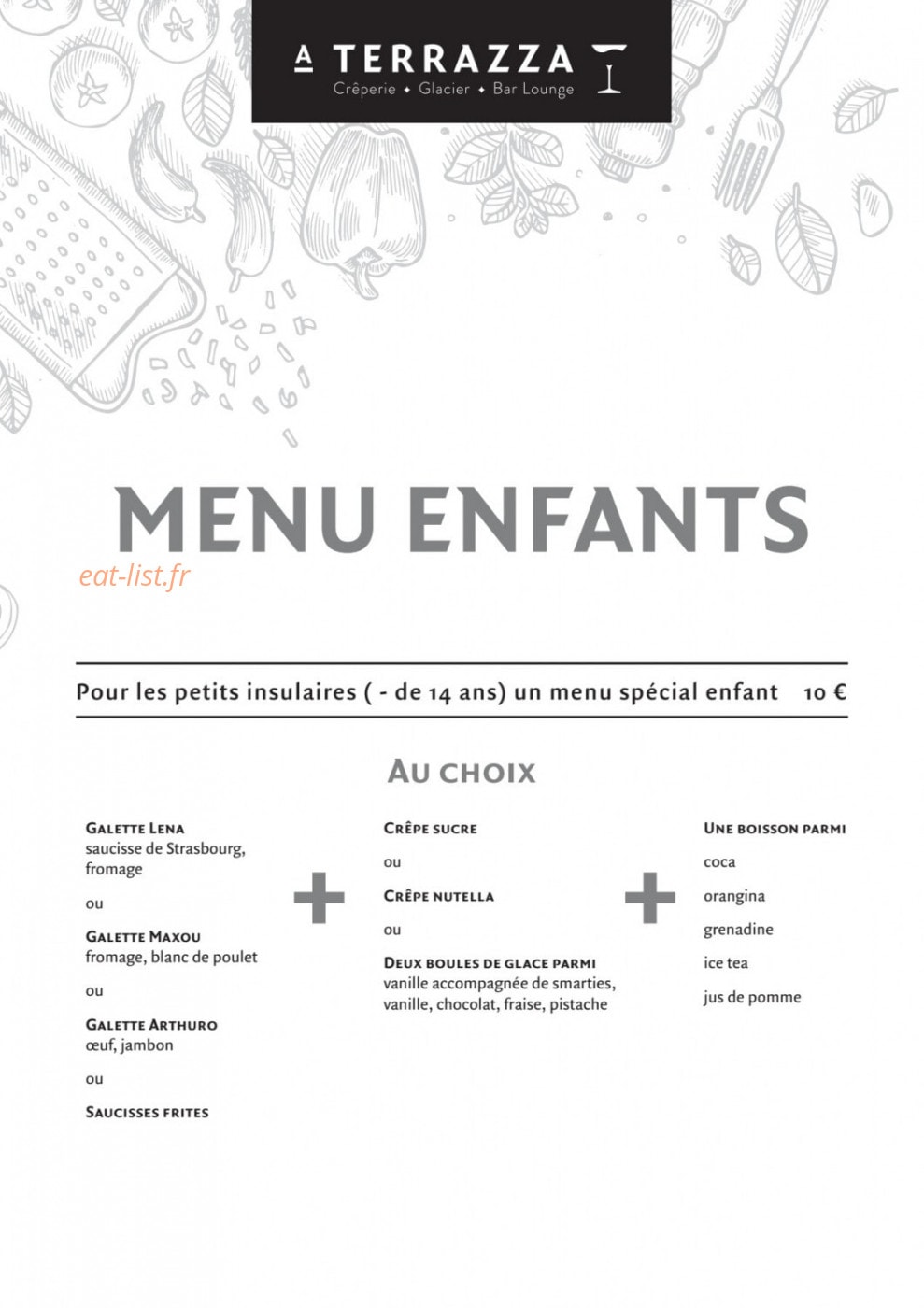 A Terrazza — carte page 6