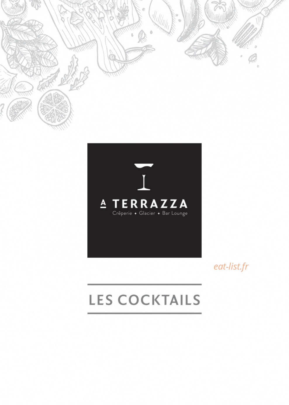 A Terrazza — carte page 19