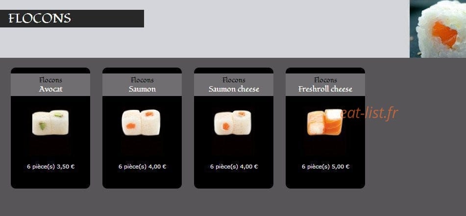 Kiosque Sushi — carte page 5