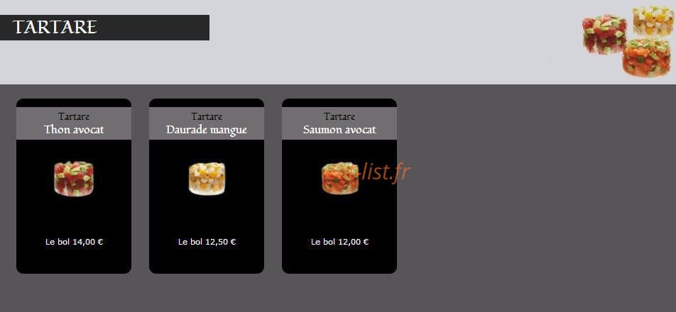 Kiosque Sushi — carte page 7
