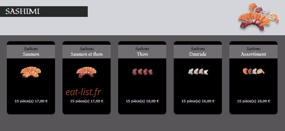 Kiosque Sushi — carte page 9
