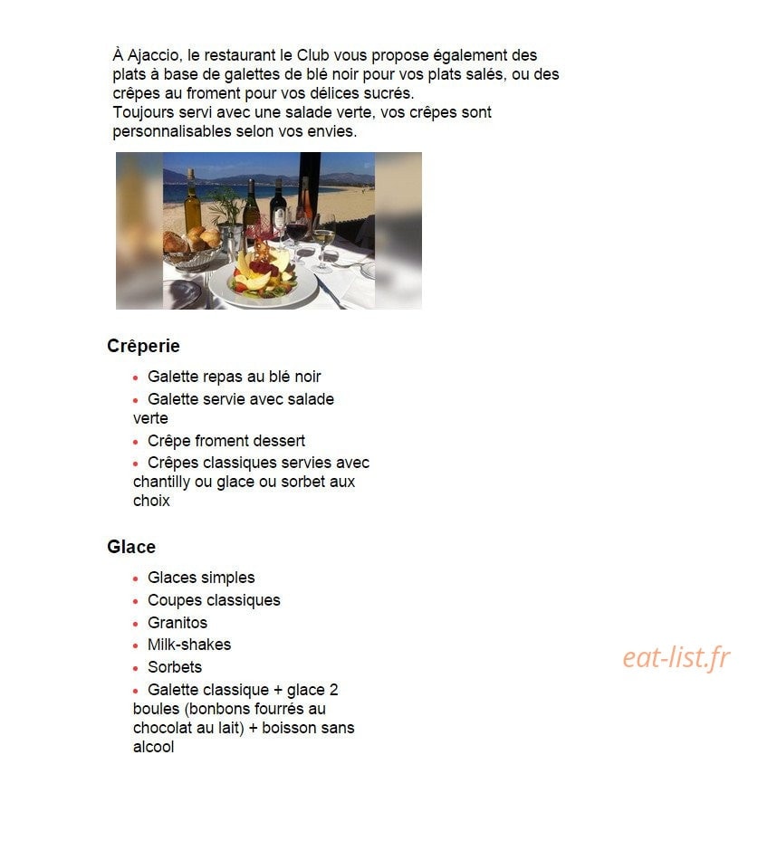 Le Club — carte page 7