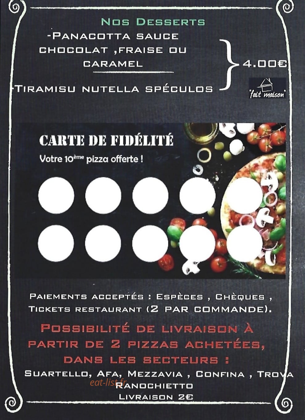 Pizza Napoli — carte page 3