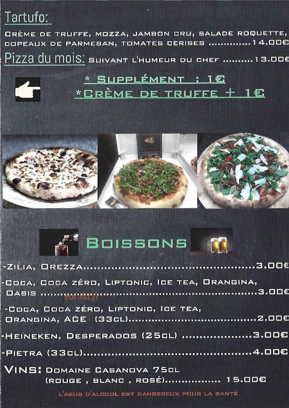 Pizza Napoli — carte page 4