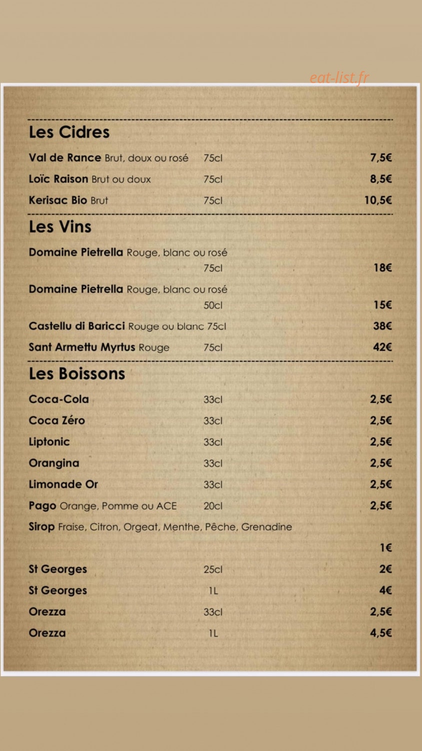 I Trè Fiori — carte page 5