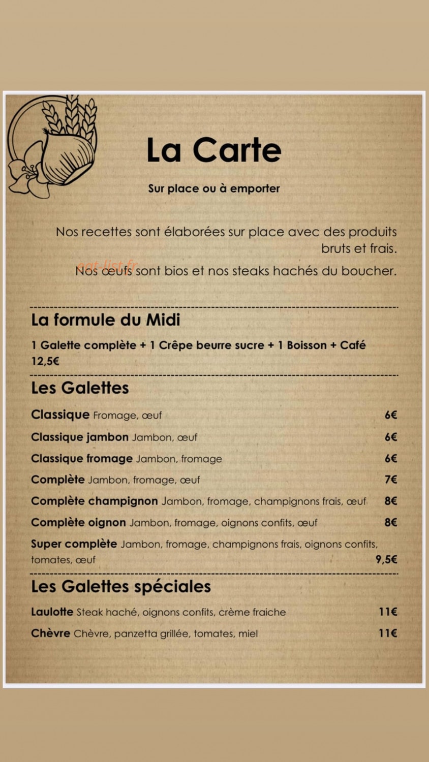 I Trè Fiori — carte page 1
