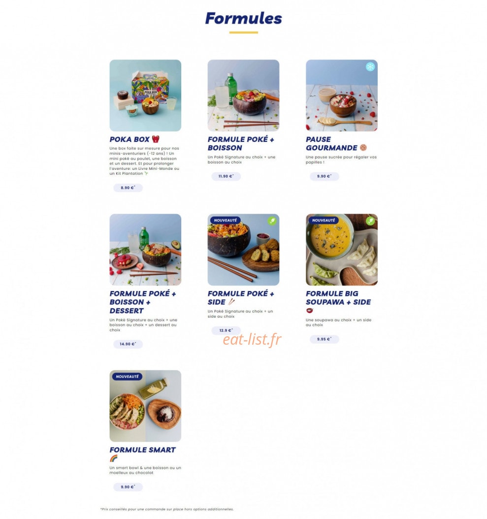 Pokawa — carte page 1