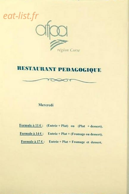 AFPA — carte page 1