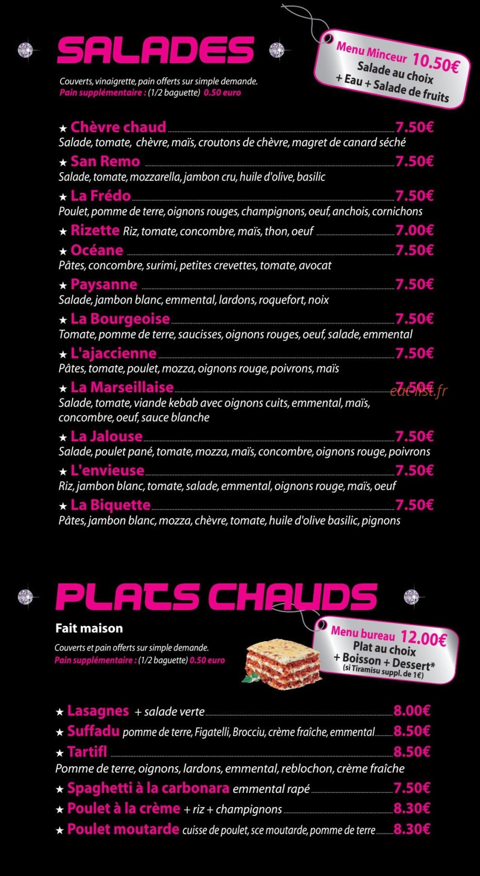 Fashion Pizza — carte page 5