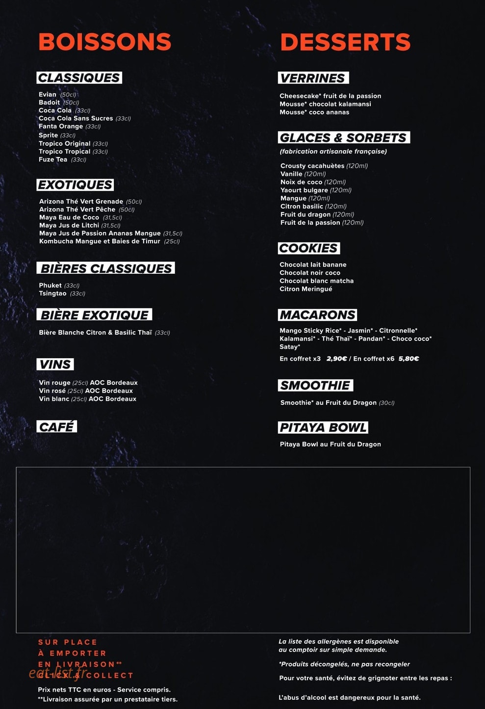 Pitaya — carte page 4