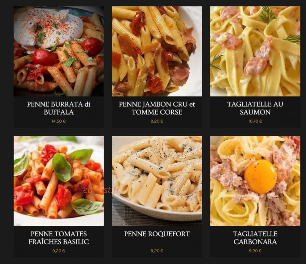 Restaurant le chalé — carte page 2