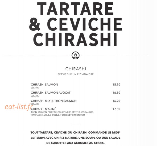 Sushi Shop — carte page 30