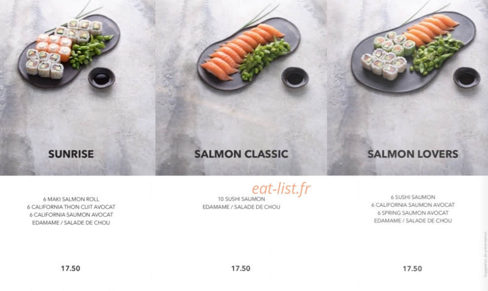 Sushi Shop — carte page 10
