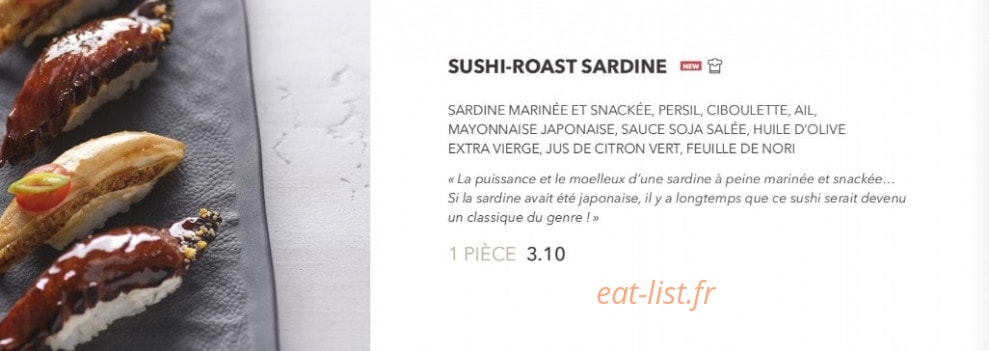 Sushi Shop — carte page 7