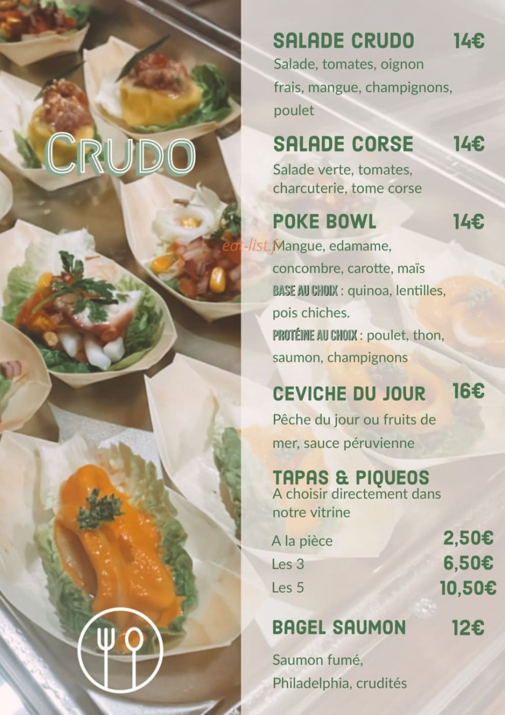 Crudo — carte page 2
