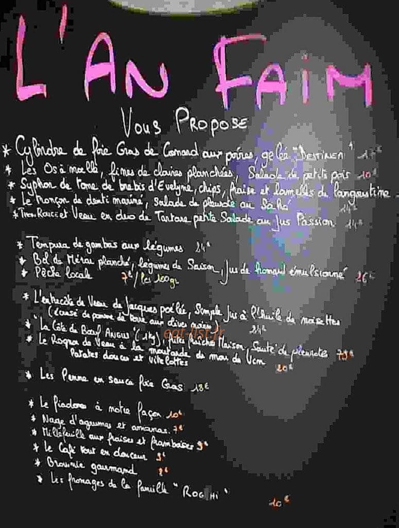L'An Faim — carte page 1