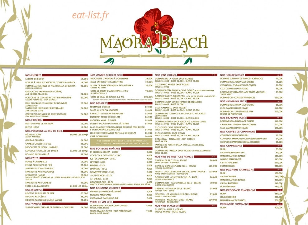 Maora Beach — carte page 1