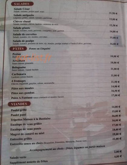 A Funtana — carte page 1