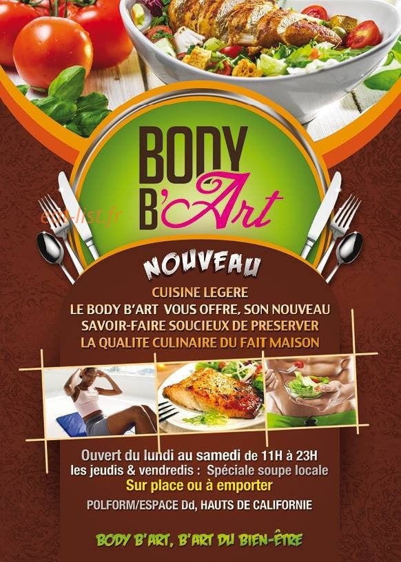 Body B'Art — carte page 1