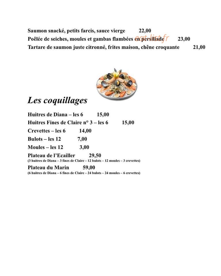Brasserie De La Place — carte page 3