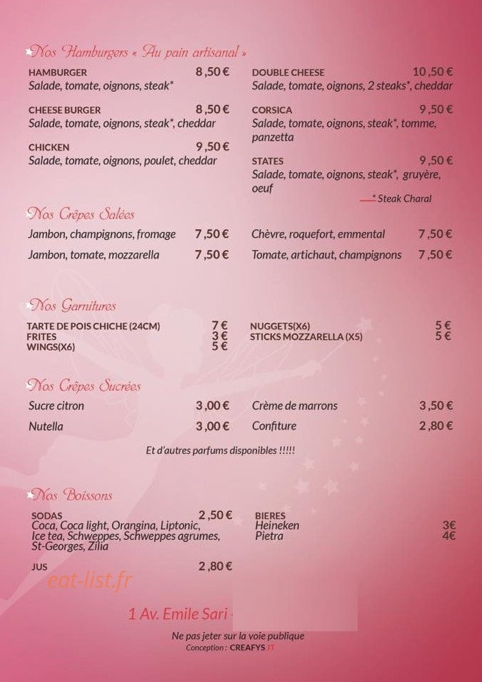 Café Grenadine — carte page 2