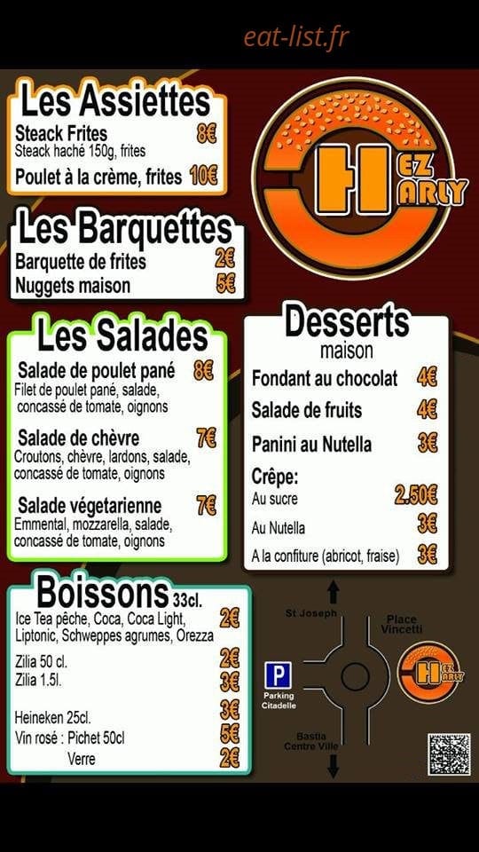 Chez Charly — carte page 2