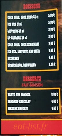 Country Burger — carte page 5