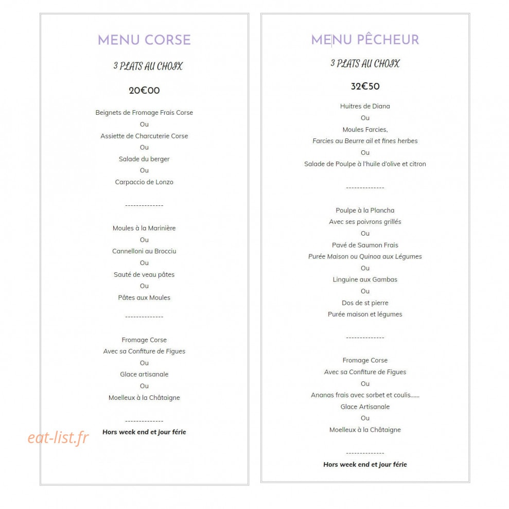 Di Vino — carte page 1