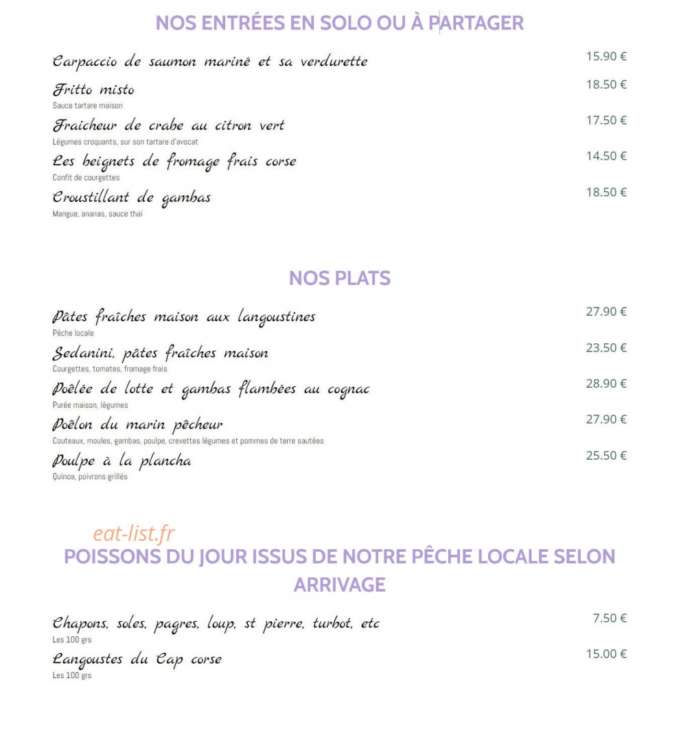 Di Vino — carte page 2