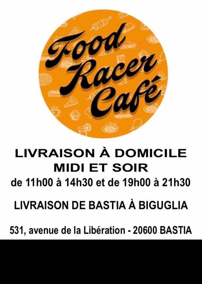 Food Racer Café — carte page 1