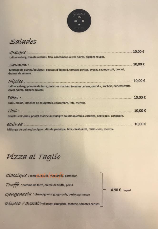 Ghisoni's — carte page 2