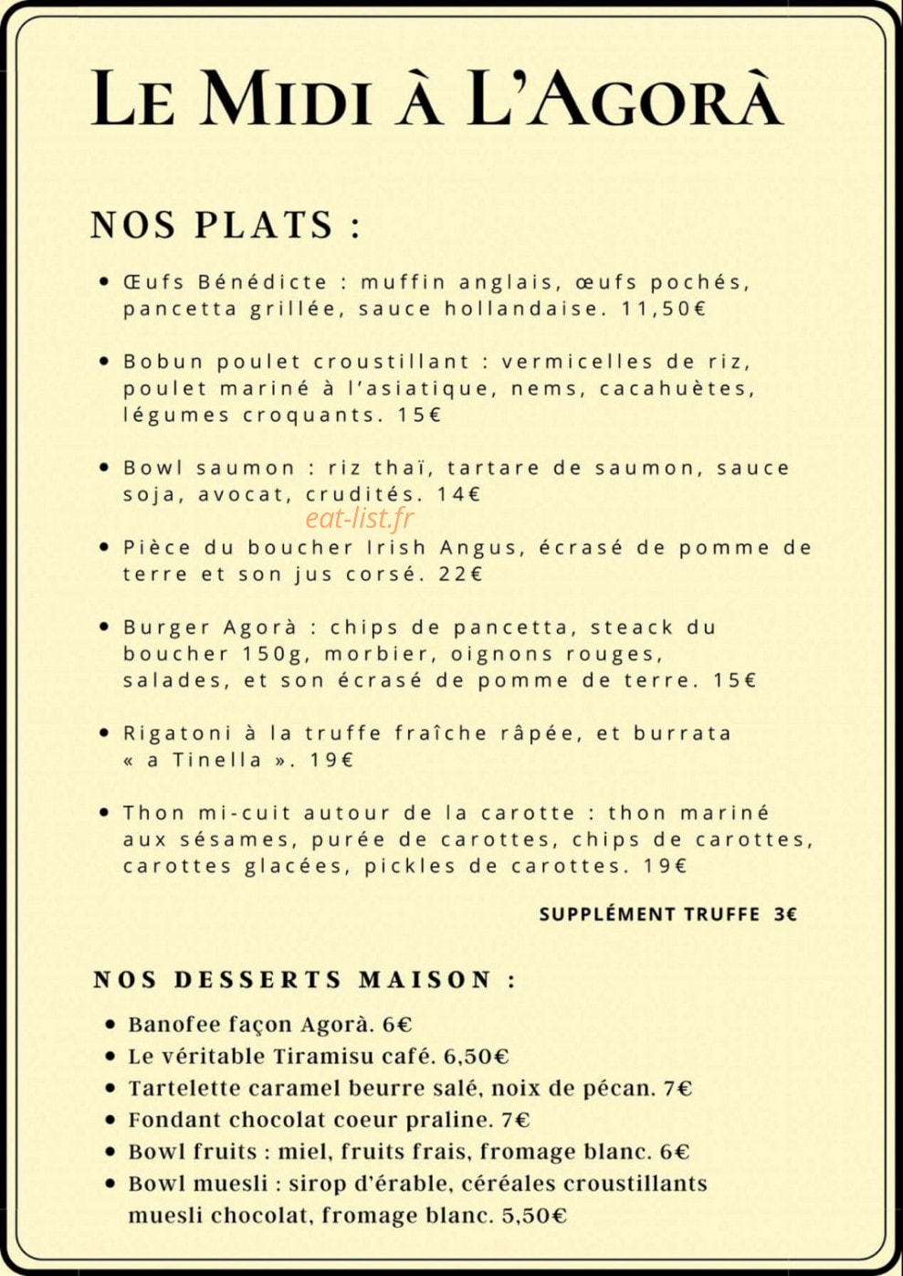 L’Agorà — carte page 2