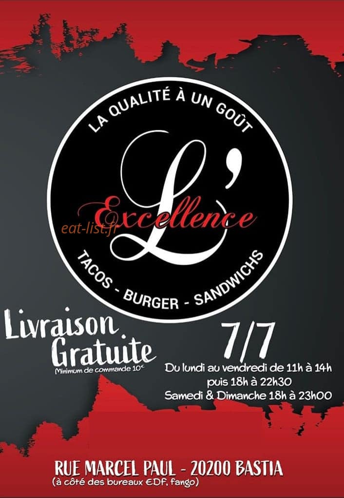 L’excellence — carte page 1