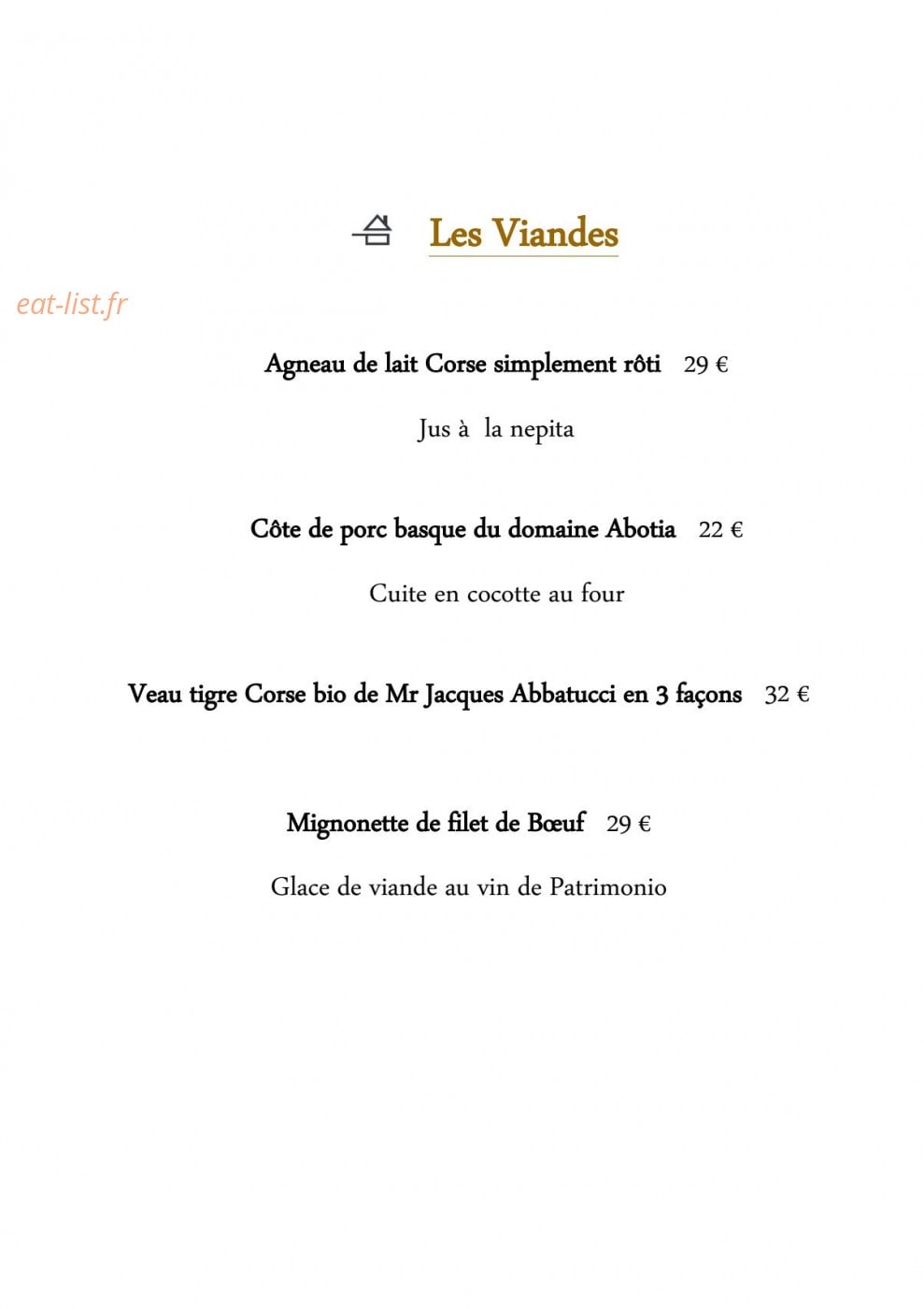 La corniche — carte page 3