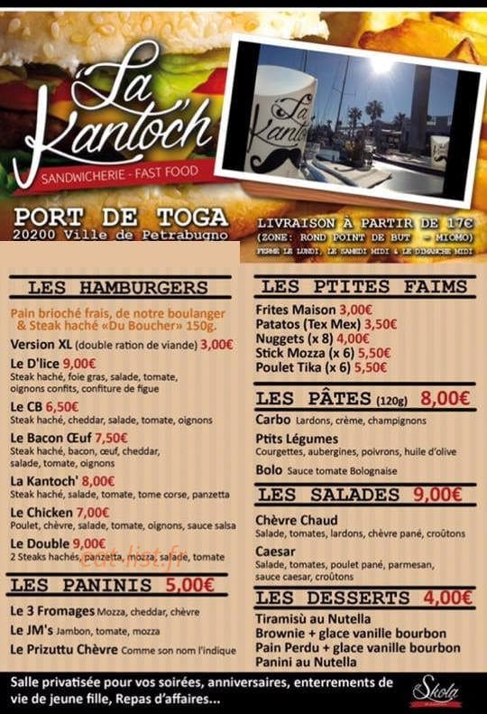 La Kantoch' — carte page 1