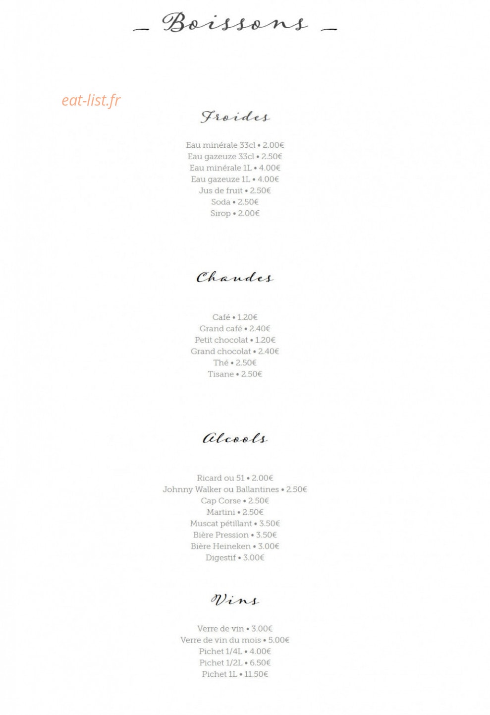 Le Baptiste — carte page 5