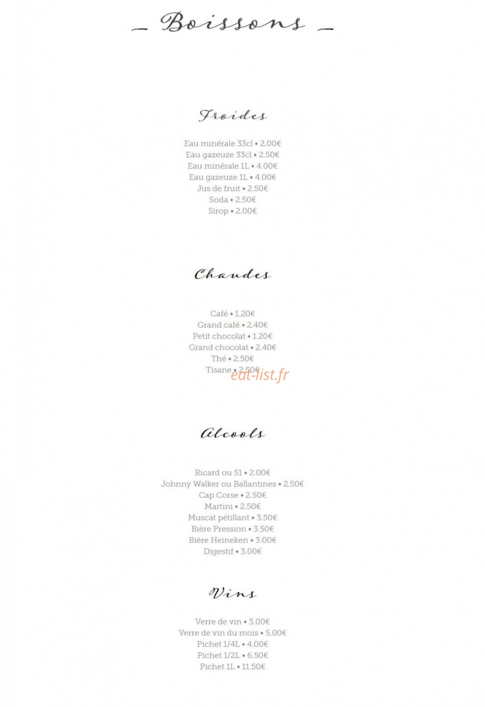 Le Baptiste — carte page 4