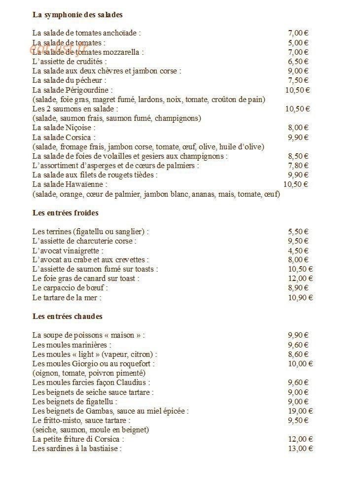 Le Claudius — carte page 2
