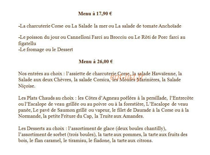 Le Claudius — carte page 1