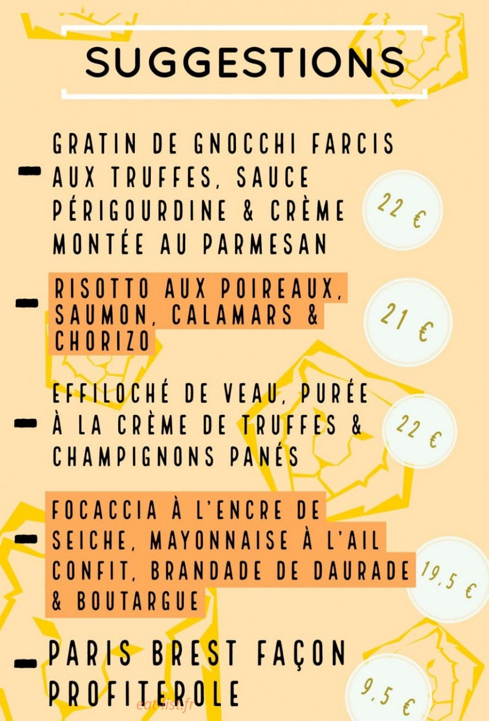 Le Lion d'Or — carte page 1