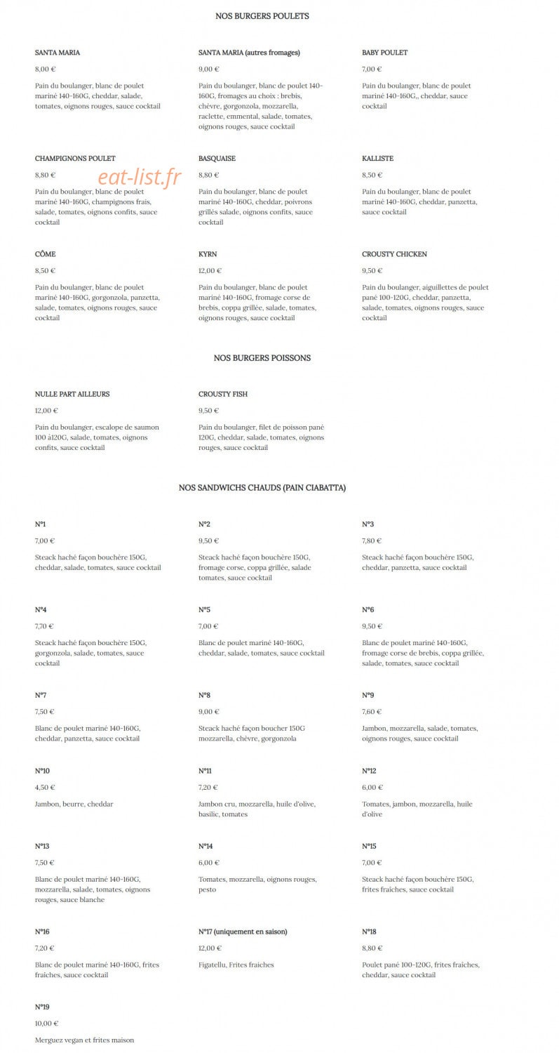 Le Nulle Part Ailleurs — carte page 3