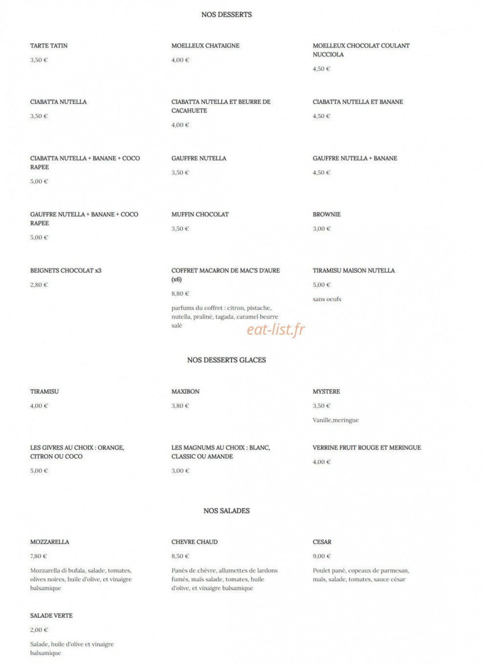 Le Nulle Part Ailleurs — carte page 5