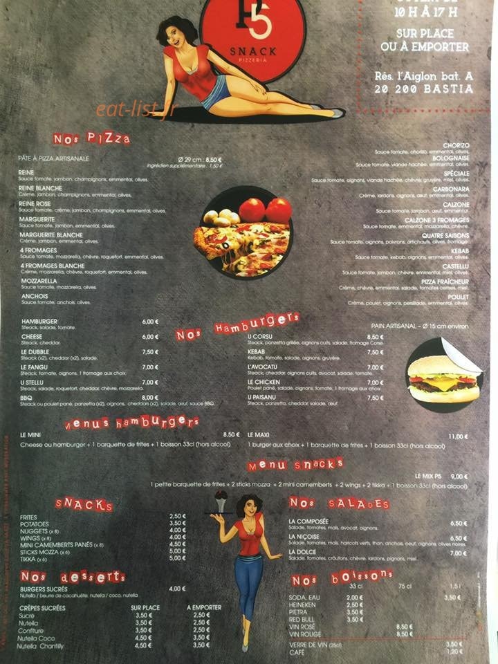 Le P5 — carte page 1