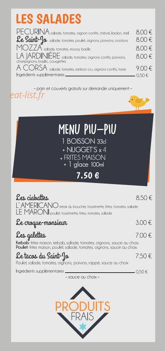 Le Saint-Jo — carte page 3