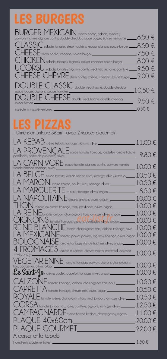 Le Saint-Jo — carte page 2
