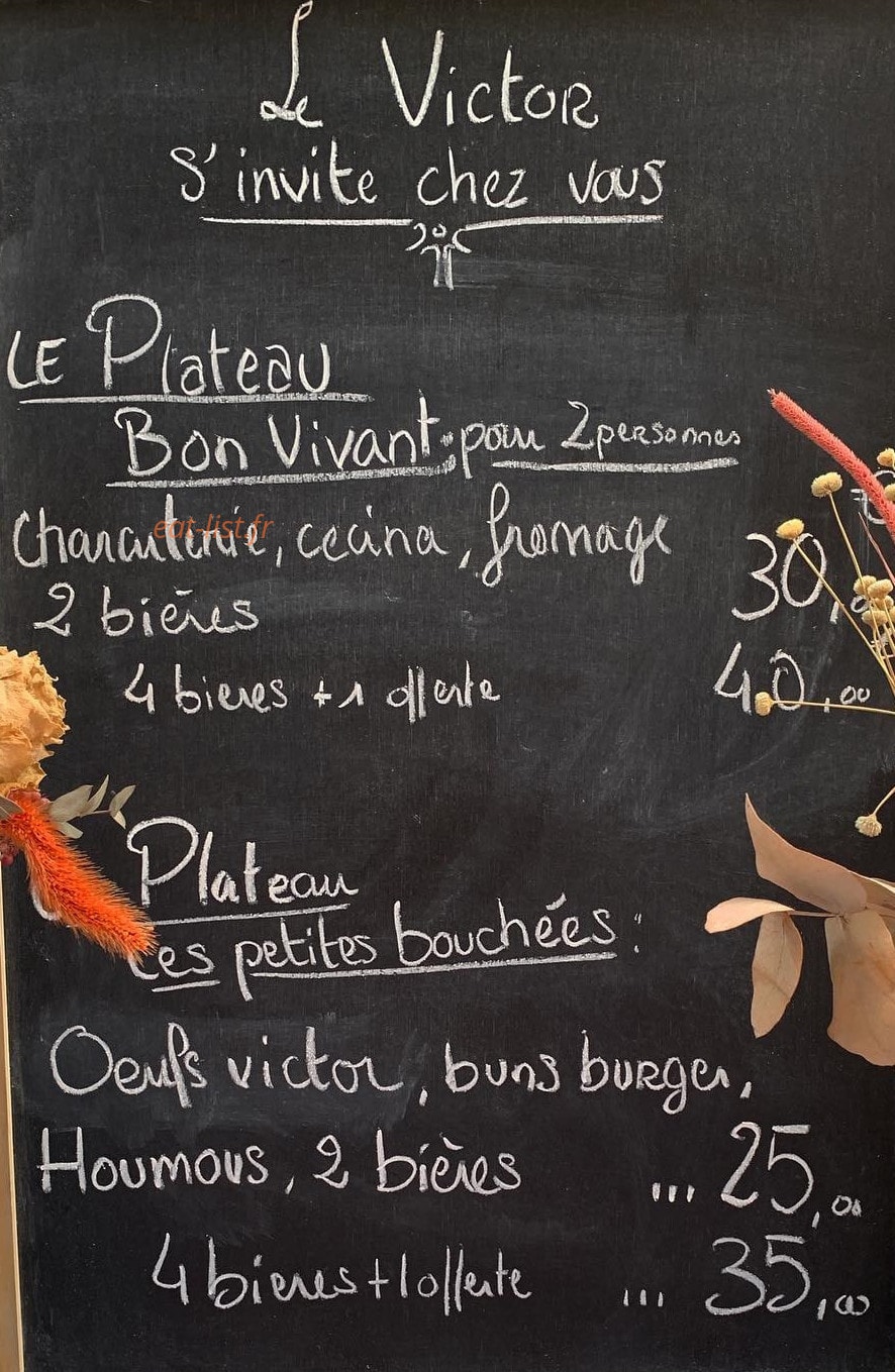 Le Victor — carte page 1