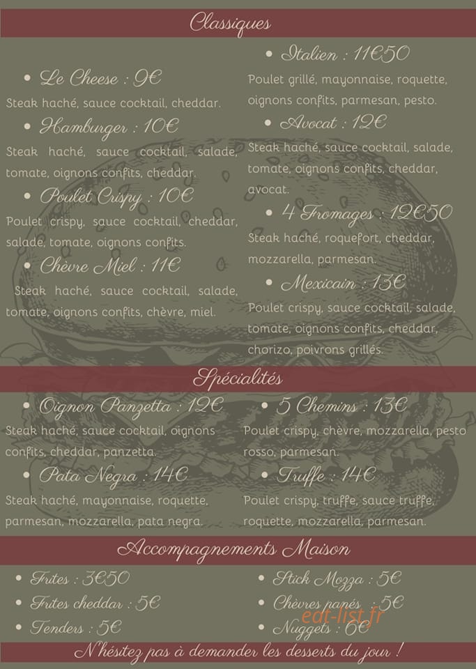 Les 5 Chemins — carte page 1